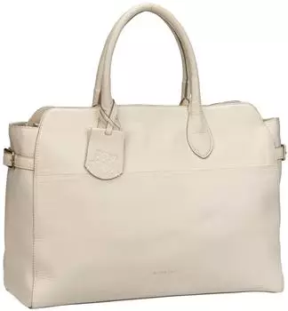 Burkely Demi Workbag 15,6" Leder, cremeweiß (1001901)