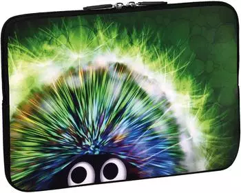 PEDEA Laptop-Schutzhülle Neopren 13,3" grüner Igel (66060614)