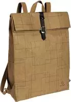 Exacompta 17640E Rucksack 32x44x12cm aus Papier in Lederoptik, Serie Eterneco - Braun