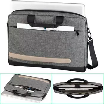 Hama Terra Laptop-Tasche 13,3"-14,5" recyceltes Polyester, grau (196600)