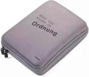 Troika Organizer-Etui "Alles in Ordnung" Kunstleder/Samt, grau (CBO10/GB)