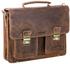 Greenburry Semplice Gusset Briefcase brown (1710-25)