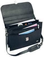 Wedo Ladies Flap-Over Briefcase Kosmetiktasche Schwarz