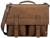 Pride und Soul 47132, Pride und Soul Aktentasche EARL 47132 42x34x17cm Echtleder