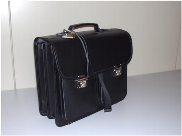 McNeill Ranzenmappe Leather Classics (3026-940) schwarz