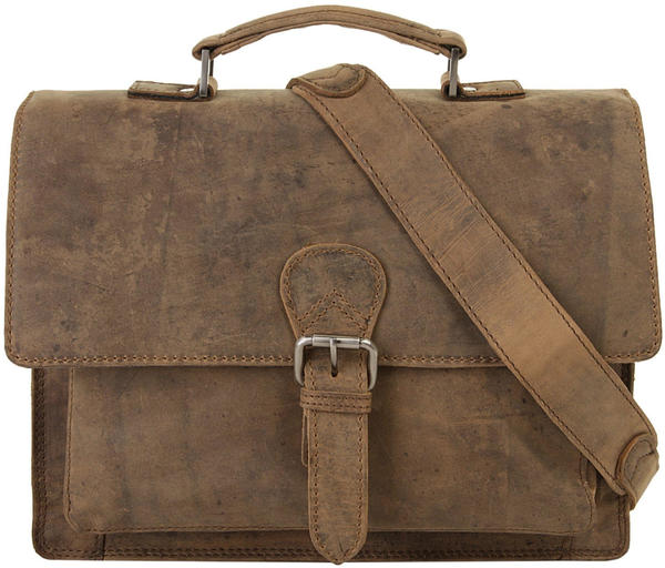 Harold's Antik Casual Briefcase (261903-05) taupe