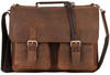 Leonhard Heyden Salisbury Briefcase S brown