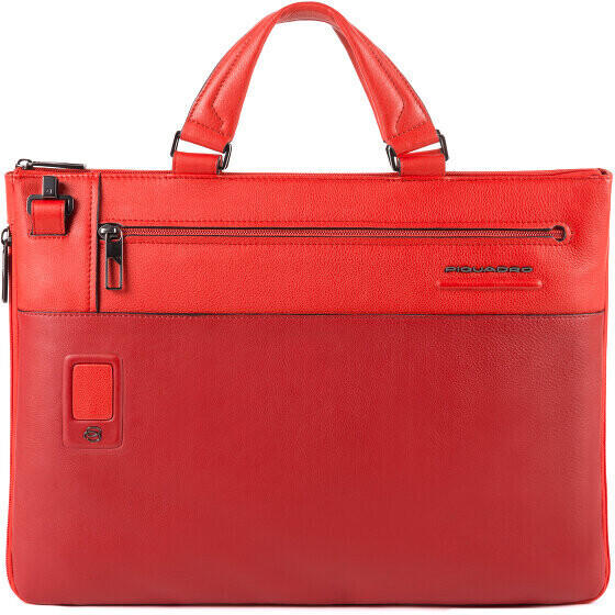 Piquadro Akron Leather Briefcase (CA4021AO) red