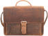 Plevier Retro Darwin Briefcase dark brown (552-2)
