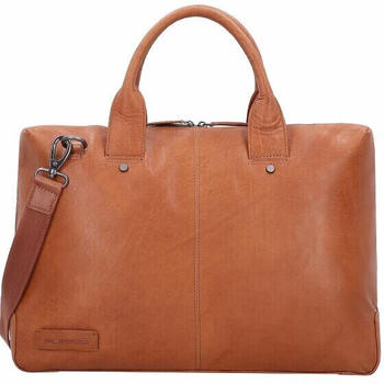 Plevier Basalt Briefcase cognac (350-3)
