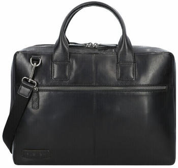 Plevier Flint Gusset Briefcase black (351-1)