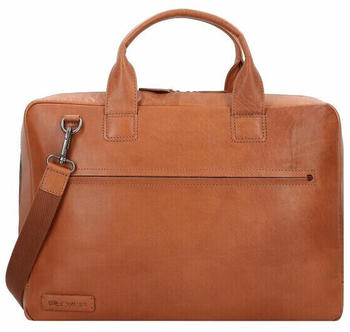 Plevier Rock Onyx Gusset Briefcase cognac (358-3)