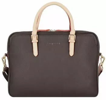Bugatti Ella Gusset Briefcase dark brown (496626-02)