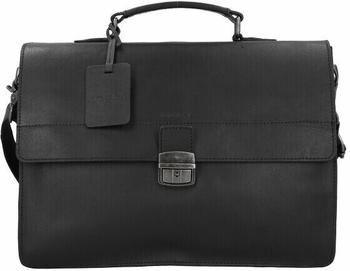 Burkely Vintage Dean Gusset Briefcase black (637922-10)