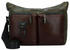 Piquadro Harper Laptop Shoulder Bag green-dark brown (CA5684AP-VETM)