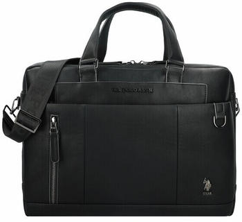 U.S. Polo Assn. Cambridge Gusset Briefcase black (BIUCB5738MVP-000)