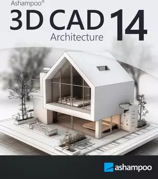 ashampoo 3D CAD Architecture 14, 2D/3D-CAD-Software für Windows, 1 PC (2660)