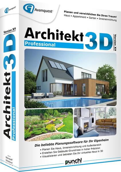 Avanquest Architekt 3D X9 Professional (DE) (Box)