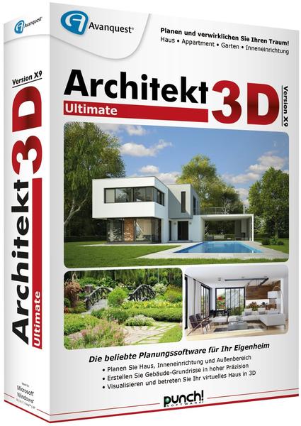 Avanquest Architekt 3D X9 Ultimate (DE) (Box)
