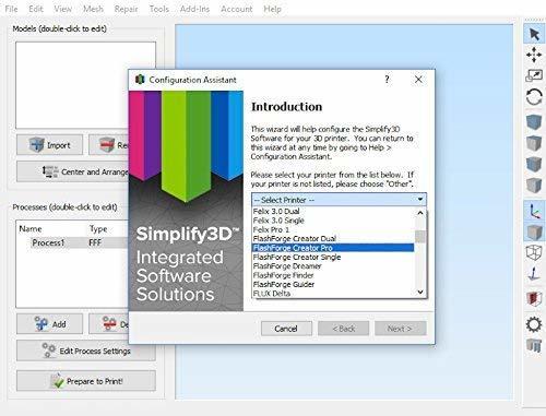 Simplify3D 3D-Drucker Software