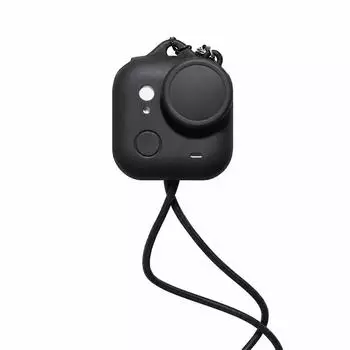 Wigento Insta360 GO Silikon-Schutzhülle mit Linsenschutz und Lanyard (880754)