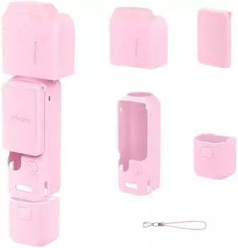 Wigento Schutzhülle für DJI Osmo Pocket 4, Silikon, pink (880742)