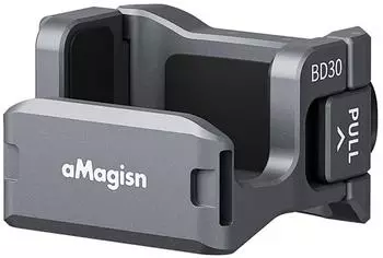 Wigento Aluminium Quick Release Mount für DJI Osmo Pocket 4/3, schwarz (880758)