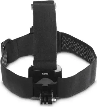 Hama Action-Cam Kopf- und Helmhalterung, rutschfest, schwarz (00004568)