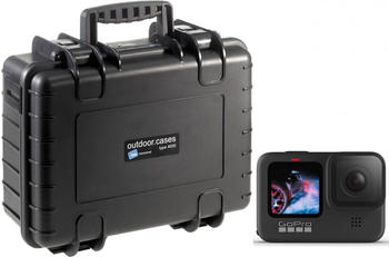 GoPro HERO9 Black + B&W Case Typ 4000 schwarz