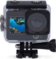 Nedis ACAM71BK, Nedis Action Cam | Dualer Bildschirm | 5K@30fps | 16 MPixel 