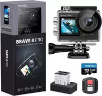 Akaso Brave 4 Pro Sport Kit Action-Cam, 4K/30fps, 20MP, 105&deg; Weitwinkel, WLAN