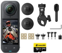 Insta360 CINSAAHA-X501-MOTO, Insta360 X5 Motorcycle Bundle (30p, Bluetooth, GPS,