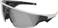 Oakley OW8001-0552, Oakley Meta Vanguard Fahrradbrille Prizm Black/White Wei&szlig;