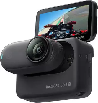 Insta360 GO 3S 128GB Helmintegriertes Premium-Motorrad-POV-Bundle schwarz