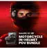 Insta360 GO 3S 128GB Helmintegriertes Premium-Motorrad-POV-Bundle schwarz