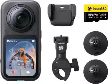 Insta360 X6 Midnight Black Moto Bundle