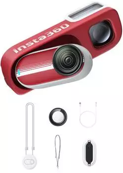Insta360 GO 3S Retro Bundle Special Edition, classic red, 128GB (GO3S121)