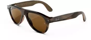 Ray-Ban Meta (Gen 3) Aviator RW4016 Shiny Havana Dark Brown Solid