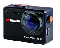 Braun Germany Action Cam Champion III 57522 Wasserfest, 4K, WLAN