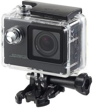 Somikon Einsteiger-4K-Action-Cam, Full HD (60 B./Sek.), mit Unterwassergehäuse