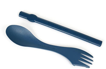 Light My Fire Spork n Straw cutlery set, blue