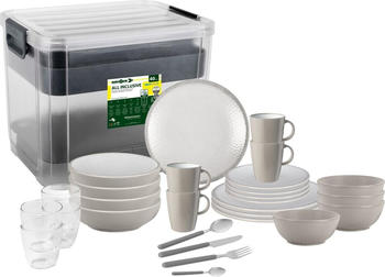 Brunner Outdoor Amadè Geschirrset, All Inclusive VIP, 41-teilig