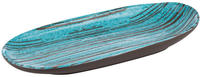 APS Cancun Teller, blau/braun, 28x13,5cm