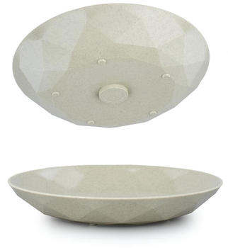 Silwy Magnet-Teller, Kunststoff, Ø24cm, 2-teilig, sand
