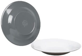 Bo-Camp Suppenteller, Ø21,5cm, 4er-Set, grau