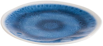 APS Blue Ocean Teller, weiß/blau, Ø21,5cm