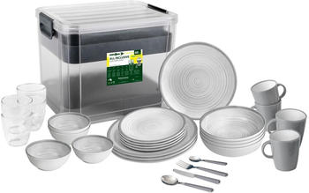 Brunner Outdoor Bellagio Geschirrset, 41-teilig
