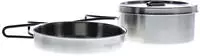 Campingaz 2197185, Campingaz Topf-Set Trekking Kit, 3-teilig (Edelstahl, 1 Topf + 1