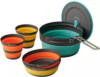 Sea to Summit Frontier UL Collapsible Pot Cook Set, 5-part Sea to Summit Frontier UL Collapsible Pot Cook Set, 5-part
