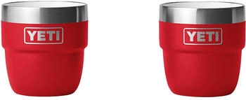 Yeti Rambler 4 oz (118 ml) Stapelbare Tasse 2 Stk. rot